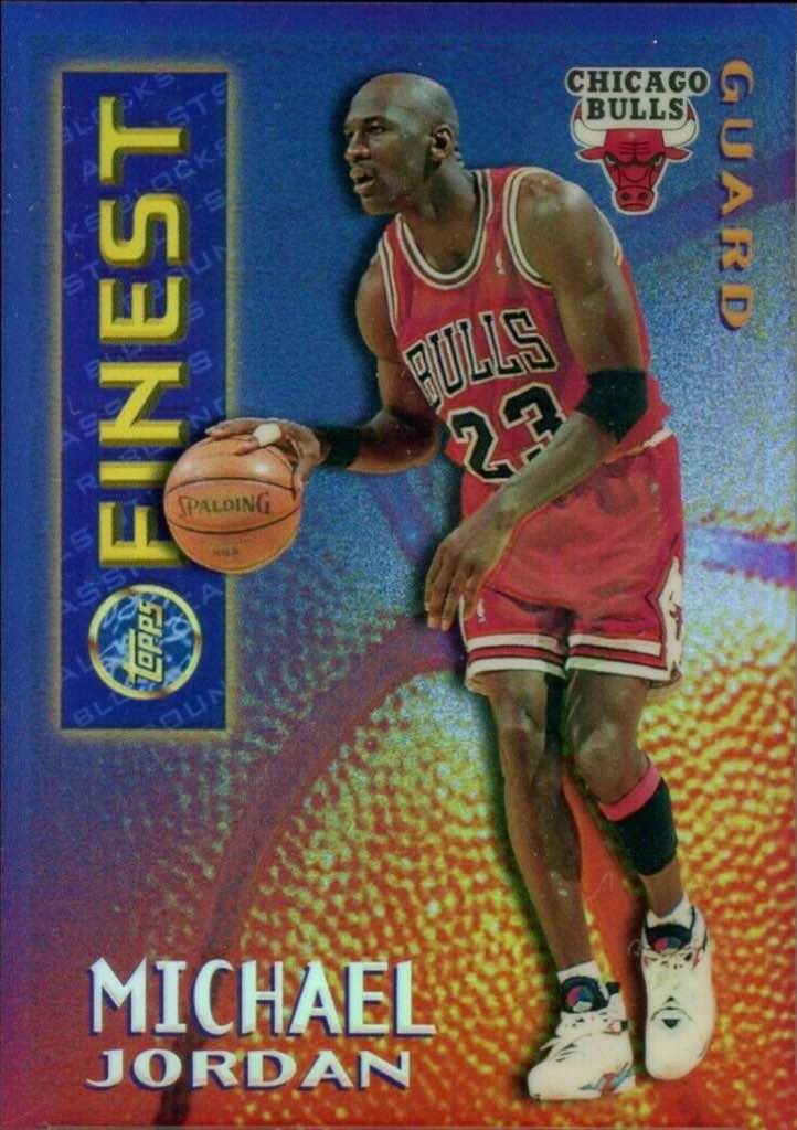 Michael Jordan (Basketball Card) 1995-96 Topps Finest M