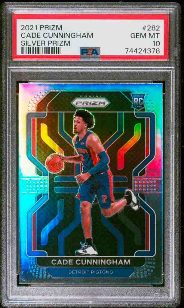 2021 Panini Prizm Silver Cade Cunningham #282 PSA 10